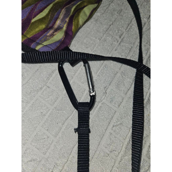 Vintage Nymf Women's Purple & Green Crossbody HandBag Purse (Made in the USA) - Picture 4 of 12